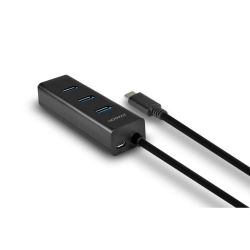 HUE-S2C, 4x USB3.0, Charging Hub, Conector incarcare MicroUSB , Tip C