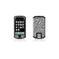  Husa Belkin pentru iPhone 3G, Micro Grip, Black/White