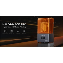 Imprimanta 3D Creality Halot-MAGE PRO cu rasina, Tehnologie SLA, Stereolitografie, sursa 150W, dimensiuni printare: 228*128*230mm, Dimensiuni imprimanta: 333*270*608mm, Viteza:170mm/h, Inaltime strat:0.05-0.15mm, LCD 10.3\
