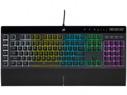 Tastatura Corsair K55 RGB Pro, RGB LED, USB, Black