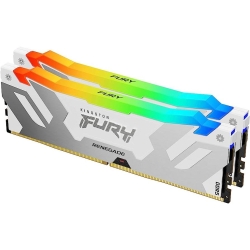 Kit Memorie Kingston Fury Beast RGB White AMD EXPO/Intel XMP 3.0, 64GB, DDR5-5600MHz, CL36, Dual Channel