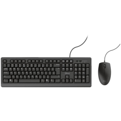 Kit tastatura + mouse Trust Primo, USB, Negru