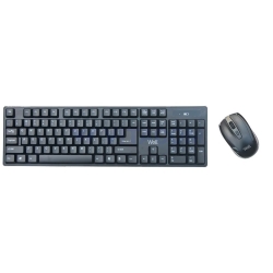 Kit tastatura+mouse wireless Well CW101BK negru; Cod EAN: 5948636034905