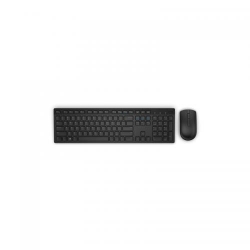 Kit Wireless Dell KM636 - Tastatura, USB, Black + Mouse Optic, USB Wireless Receiver, Black