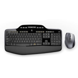 Kit Wireless Logitech MK710 - Tastatura, USB, Black + Mouse Optic, USB, Black