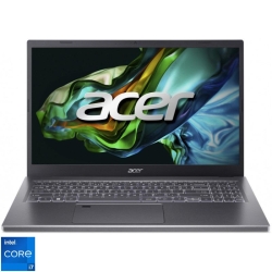 Laptop Acer 15.6'' Aspire 5 A515-58M, FHD IPS, Procesor Intel® Core™ i7-1355U (12M Cache, up to 5.00 GHz), 16GB DDR5, 512GB SSD, Intel Iris Xe, No OS, Iron