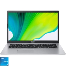 Laptop Acer 17.3'' Aspire 5 A517-52G, FHD IPS, Procesor Intel® Core™ i5-1135G7 (8M Cache, up to 4.20 GHz), 16GB DDR4, 512GB SSD, GeForce MX450 2GB, Endless OS, Silver