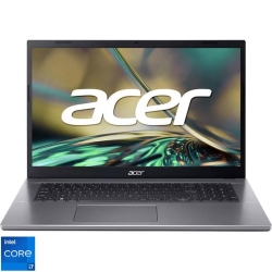 Laptop Acer 17.3'' Aspire 5 A517-53, FHD IPS, Procesor Intel® Core™ i7-12650H (24M Cache, up to 4.70 GHz), 16GB DDR4, 512GB SSD, GMA UHD, No OS, Steel Gray