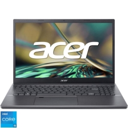 Laptop Acer 17.3'' Aspire 5 A517-53G, FHD IPS, Procesor Intel® Core™ i5-1235U (12M Cache, up to 4.40 GHz, with IPU), 16GB DDR4, 512GB SSD, GeForce MX550 2GB, No OS, Steel Grey