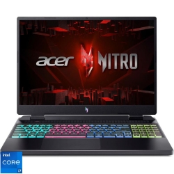 Laptop Acer Gaming 16'' Nitro 16 AN16-51, WUXGA IPS 165Hz, Procesor Intel® Core™ i7-13700H (24M Cache, up to 5.00 GHz), 16GB DDR5, 512GB SSD, GeForce RTX 4050 6GB, No OS, Black