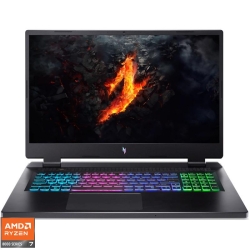 Laptop Acer Gaming 17.3'' Nitro 17 AN17-42, FHD IPS 165Hz, Procesor AMD Ryzen™ 7 8845HS (16M Cache, up to 5.10 GHz), 16GB DDR5, 512GB SSD, GeForce RTX 4060 8GB, No OS, Obsidian Black