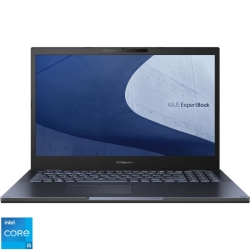Laptop ASUS 15.6'' ExpertBook B2 B2502CBA, FHD, Procesor Intel® Core™ i5-1240P (12M Cache, up to 4.40 GHz), 8GB DDR4, 256GB SSD, Intel Iris Xe, No OS, Star Black