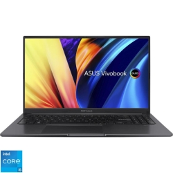 Laptop ASUS 15.6'' Vivobook 15 OLED X1505ZA, FHD, Procesor Intel® Core™ i5-1235U (12M Cache, up to 4.40 GHz, with IPU), 16GB DDR4, 512GB SSD, Intel Iris Xe, No OS, Indie Black