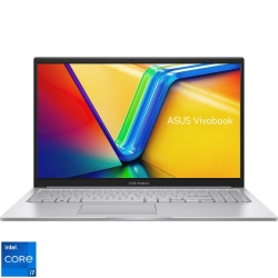 Laptop ASUS 15.6'' Vivobook 15 R1504ZA, FHD, Procesor Intel® Core™ i7-1255U (12M Cache, up to 4.70 GHz), 8GB DDR4, 512GB SSD, Intel Iris Xe, No OS, Cool Silver