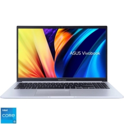 Laptop ASUS 15.6'' Vivobook 15 X1502ZA, FHD, Procesor Intel® Core™ i5-1240P (12M Cache, up to 4.40 GHz), 16GB DDR4, 512GB SSD, Intel Iris Xe, No OS, Icelight Silver