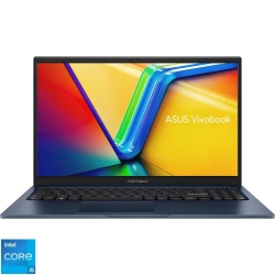 Laptop ASUS 15.6'' Vivobook 15 X1504ZA, FHD, Procesor Intel® Core™ i5-1235U (12M Cache, up to 4.40 GHz, with IPU), 16GB DDR4, 1TB SSD, Intel Iris Xe, No OS, Quiet Blue