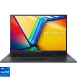 Laptop ASUS 16'' Vivobook 16X OLED K3604ZA, 4K, Procesor Intel® Core™ i7-1260P (18M Cache, up to 4.70 GHz), 16GB DDR4, 512GB SSD, Intel Iris Xe, No OS, Indie Black