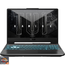 Laptop ASUS Gaming 15.6'' TUF A15 FA506NF, FHD 144Hz, Procesor AMD Ryzen™ 5 7535HS (16M Cache, up to 4.55 GHz), 16GB DDR5, 1TB SSD, GeForce RTX 2050 4GB, No OS, Graphite Black