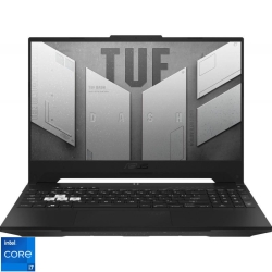 Laptop ASUS Gaming 15.6'' TUF Dash F15 FX517ZM, FHD 300Hz, Procesor Intel® Core™ i7-12650H (24M Cache, up to 4.70 GHz), 16GB DDR5, 1TB SSD, GeForce RTX 3060 6GB, No OS, Off Black