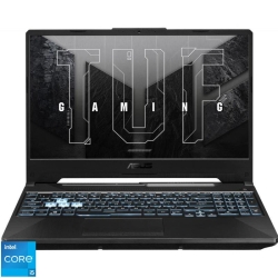 Laptop ASUS Gaming 15.6'' TUF F15 FX506HF, FHD 144Hz, Procesor Intel® Core™ i5-11400H (12M Cache, up to 4.50 GHz), 16GB DDR4, 512GB SSD, GeForce RTX 2050 4GB, No OS, Graphite Black
