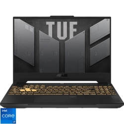 Laptop ASUS Gaming 15.6'' TUF F15 FX507VU, FHD 144Hz, Procesor Intel® Core™ i7-13620H (24M Cache, up to 4.90 GHz), 16GB DDR5, 512GB SSD, GeForce RTX 4050 6GB, No OS, Mecha Gray
