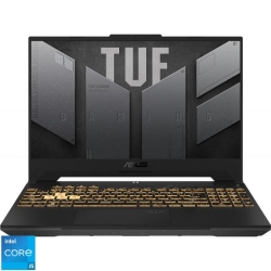 Laptop ASUS Gaming 15.6'' TUF F15 FX507ZC4, FHD 144Hz, Procesor Intel® Core™ i5-12500H (18M Cache, up to 4.50 GHz), 16GB DDR4, 512GB SSD, GeForce RTX 3050 4GB, No OS, Mecha Gray