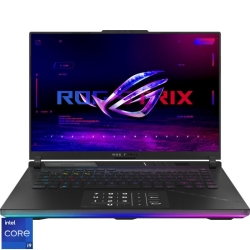 Laptop ASUS Gaming 16'' ROG Strix SCAR 16 G634JZ, QHD+ 240Hz Mini LED G-Sync, Procesor Intel® Core™ i9-13980HX (36M Cache, up to 5.60 GHz), 32GB DDR5, 2x 1TB SSD, GeForce RTX 4080 12GB, No OS, Off Black