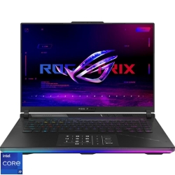 Laptop ASUS Gaming 16'' ROG Strix SCAR 16 G634JZR, QHD+ 240Hz G-Sync, Procesor Intel® Core™ i9 14900HX (36M Cache, up to 5.80 GHz), 64GB DDR5, 1TB SSD, GeForce RTX 4080 12GB, No OS, Off Black