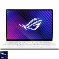 Laptop ASUS Gaming 16'' ROG Zephyrus G16 OLED GU605MY, 2.5K 240Hz G-Sync, Procesor Intel® Core™ Ultra 9 185H (24M Cache, up to 5.10 GHz), 32GB DDR5X, 2TB SSD, GeForce RTX 4090 16GB, No OS, Platinum White