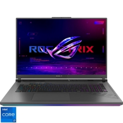 Laptop ASUS Gaming 18'' ROG Strix G18 G814JI, QHD+ 240Hz, Procesor Intel® Core™ i7-13650HX (24M Cache, up to 4.90 GHz), 16GB DDR5, 1TB SSD, GeForce RTX 4070 8GB, No OS, Eclipse Gray