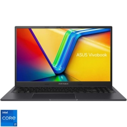 Laptop ASUS Vivobook 15X OLED K3504VA cu procesor Intel® Core™ i7-1360P pana la 5.0 GHz, 15.6'', 2.8K, OLED, 16GB, 1TB SSD, Intel Iris Xe Graphics, No OS, Indie Black