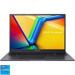 Laptop ASUS Vivobook 16X K3605VC cu procesor Intel® Core™ i5-13500H pana la 4.70 GHz, 16'', WUXGA, IPS, 16GB, 512GB SSD, NVIDIA® Geforce RTX™ 3050 4GB GDDR6, No OS, Indie Black