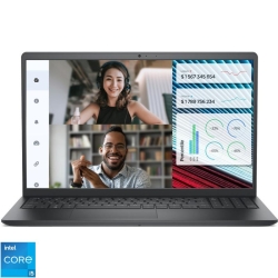 Laptop DELL 15.6'' Vostro 3520 (seria 3000), FHD 120Hz, Procesor Intel® Core™ i5-1135G7 (8M Cache, up to 4.20 GHz), 8GB DDR4, 512GB SSD, Intel Iris Xe, Linux, Carbon Black, 3Yr ProSupport