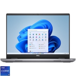 Laptop Dell Precision 7680, Intel Core i9-13950HX, 16inch, RAM 32GB, SSD 1TB, nVidia RTX 3500 12GB, Windows 11 Pro, Titan Grey