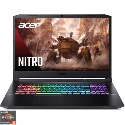 Laptop Gaming Acer Nitro 5 AN517-41 cu procesor AMD Ryzen™ 5 5600H, 17.3