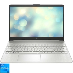 Laptop HP 15s-fq0009nq cu procesor Intel® Celeron® N4120 pana la 2.60 GHz, 15.6