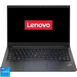 Laptop Lenovo 14'' ThinkPad E14 Gen 4, FHD IPS, Procesor Intel® Core™ i5-1235U (12M Cache, up to 4.40 GHz, with IPU), 16GB DDR4, 512GB SSD, Intel Iris Xe, No OS, Black