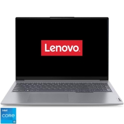 Laptop Lenovo 16'' ThinkBook 16 G6 IRL, WUXGA IPS, Procesor Intel® Core™ i5-1335U (12M Cache, up to 4.60 GHz), 32GB DDR5, 1TB SSD, Intel Iris Xe, No OS, Arctic Grey
