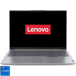 Laptop Lenovo 16'' ThinkBook 16 G6 IRL, WUXGA IPS, Procesor Intel® Core™ i7-13700H (24M Cache, up to 5.00 GHz), 16GB DDR5, 1TB SSD, Intel Iris Xe, No OS, Arctic Grey