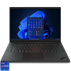 Laptop Lenovo 16'' ThinkPad P1 Gen 5, WQUXGA IPS, Procesor Intel® Core™ i9-12900H (24M Cache, up to 5.00 GHz), 32GB DDR5, 1TB SSD, GeForce RTX 3080 Ti 16GB, Win 11 DG Win 10 Pro, 37-degree twill CF Weave