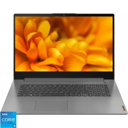 Laptop Lenovo 17.3'' IdeaPad 3 17ITL6, HD+, Procesor Intel® Core™ i5-1155G7 (8M Cache, up to 4.50 GHz), 12GB DDR4, 1TB HDD + 128GB SSD, Intel Iris Xe, No OS, Arctic Grey