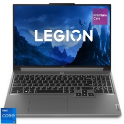 Laptop Lenovo Gaming 16'' Legion 5 16IRX9, WQXGA IPS 165Hz G-Sync, Procesor Intel® Core™ i7 14650HX (30M Cache, up to 5.20 GHz), 16GB DDR5, 1TB SSD, GeForce RTX 4070 8GB, No OS, Luna Grey, 3Yr Onsite Premium Care
