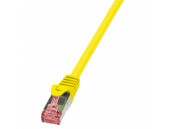 Patchcord Logilink, Cat6, S/FTP, 0.25m, Yellow