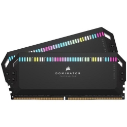 Memorie Corsair DOMINATOR PLATINUM XMP 3.0 Black Heatspreader, DDR5, 6000MT/s 64GB (2x32GB), CL30, RGB