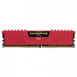 Memorie Corsair Vengeance LPX 8GB DIMM, DDR4, 2400 MHz, CL 16, 1.2V, Red