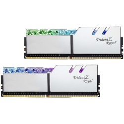 Memorie G.SKILL Trident Z Royal Silver, 16GB(2x8GB) DDR4, 3200MHz CL16, Dual Channel Kit