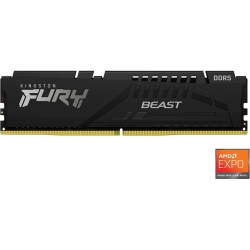 Memorie RAM Kingston, DIMM, DDR5, 8GB, 6000MHz, CL36, 1.35V, FURY Beast