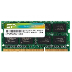 Memorie SO-DIMM Silicon Power 8GB, DDR3-1600MHz, CL11, SP008GLSTU160N02