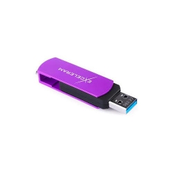 Memorie USB Exceleram USB 3.1 Gen1 64GB P2 mov cu negru