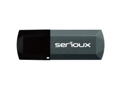 Memorie USB Serioux DataVault V153, 16GB, USB 2.0, Negru